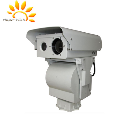 森林火災のための声の探知器50mKの長期夜間視界のカメラIP66警報上昇温暖気流