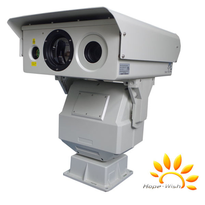PTZの赤外線熱カメラ イメージ投射、ちり止めレーザーの保安用カメラ