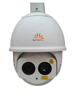 CMOS IP66 PTZ IPのカメラの屋外のMegapixelレーザーの赤外線監視
