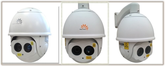 200mネットワークHD IRの夜間視界のカメラ、レーザー30X鍋の傾きのドームのカメラ