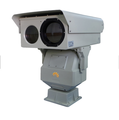 国境警備のために防水軍の等級の二重熱カメラHD赤外線PTZ