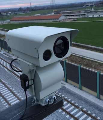 軍の等級の国境警備のための二重熱カメラHD PTZの赤外線カメラ